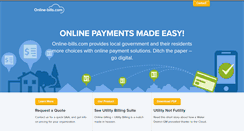 Desktop Screenshot of online-bills.com